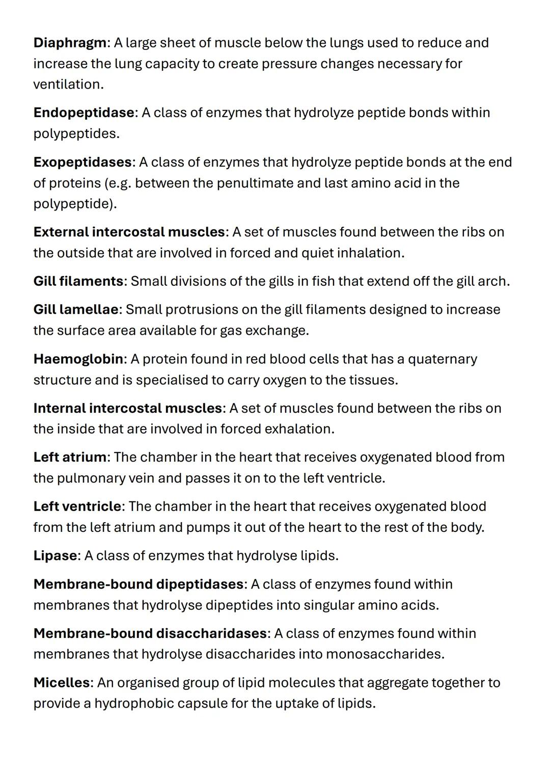 # AQA A-LEVEL BIOLOGY

# KEYWORDS

# TOPICS 1-8 # Topic 1 - Biological Molecules

Adenosine triphosphate (ATP): A molecule that acts as the 