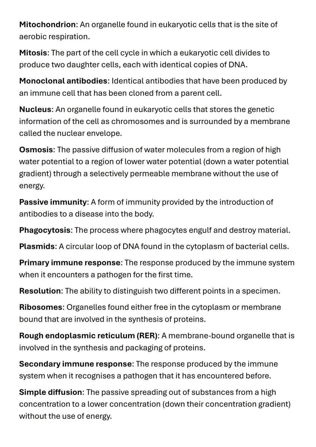 # AQA A-LEVEL BIOLOGY

# KEYWORDS

# TOPICS 1-8 # Topic 1 - Biological Molecules

Adenosine triphosphate (ATP): A molecule that acts as the 