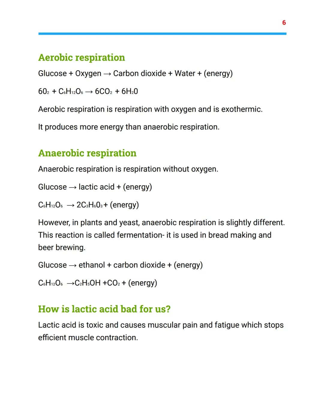 =
Bioenergetics
Biology Topic 2- AQA combined science
Photosynthesis
light
Carbon dioxide + Water → oxygen + glucose
6CO2 + 6H20 → 602 + C6H