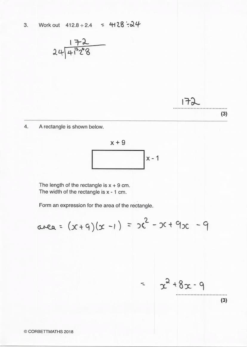 Name: SowTION S
GCSE 9-1
Practice Paper
Set A
Paper 1- Non Calculator
Equipment
1. A black ink ball-point pen.
2. A pencil.
3. An eraser.
4.