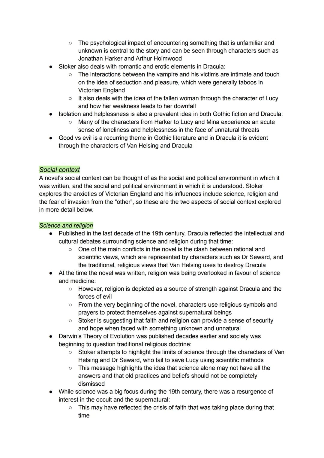 Literary context
When considering a novel's literary context, it is important to explore the form and genre it is
written in, as well as any