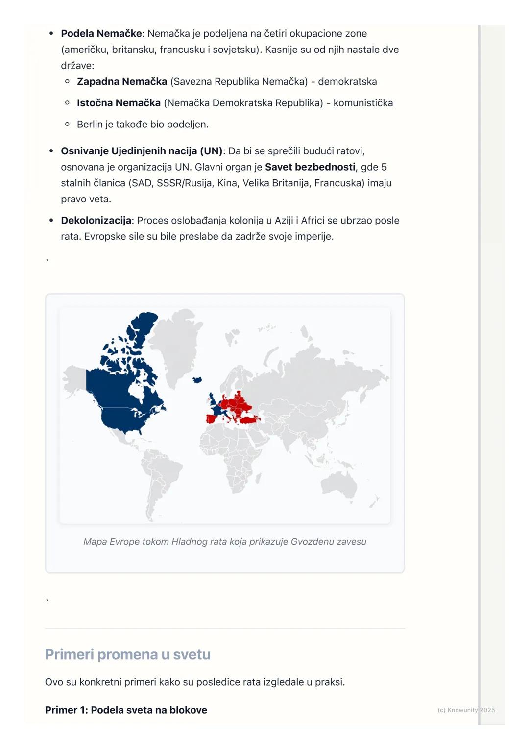 # Posledice Drugog svetskog
rata

Uvod u posledice rata

Drugi svetski rat je bio najveći i najrazorniji sukob u istoriji čovečanstva. Završ