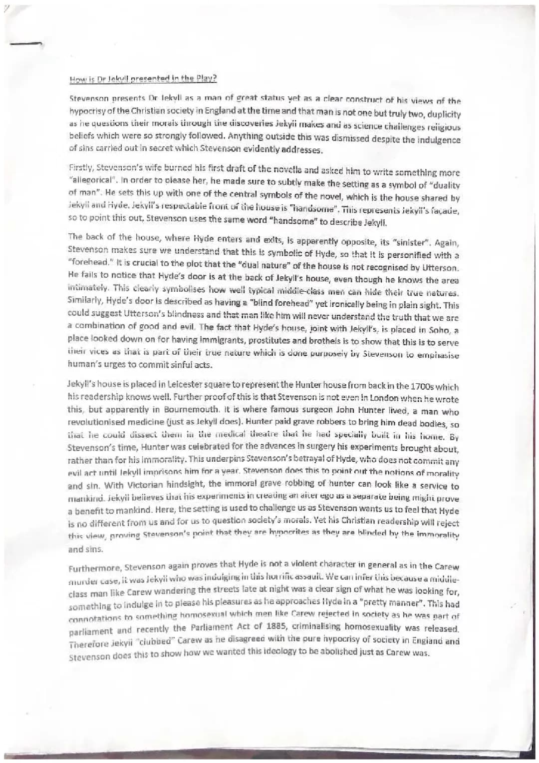 How is Dr Jekyll Presented in Jekyll and Hyde Essay | Summary, Quotes & Duality