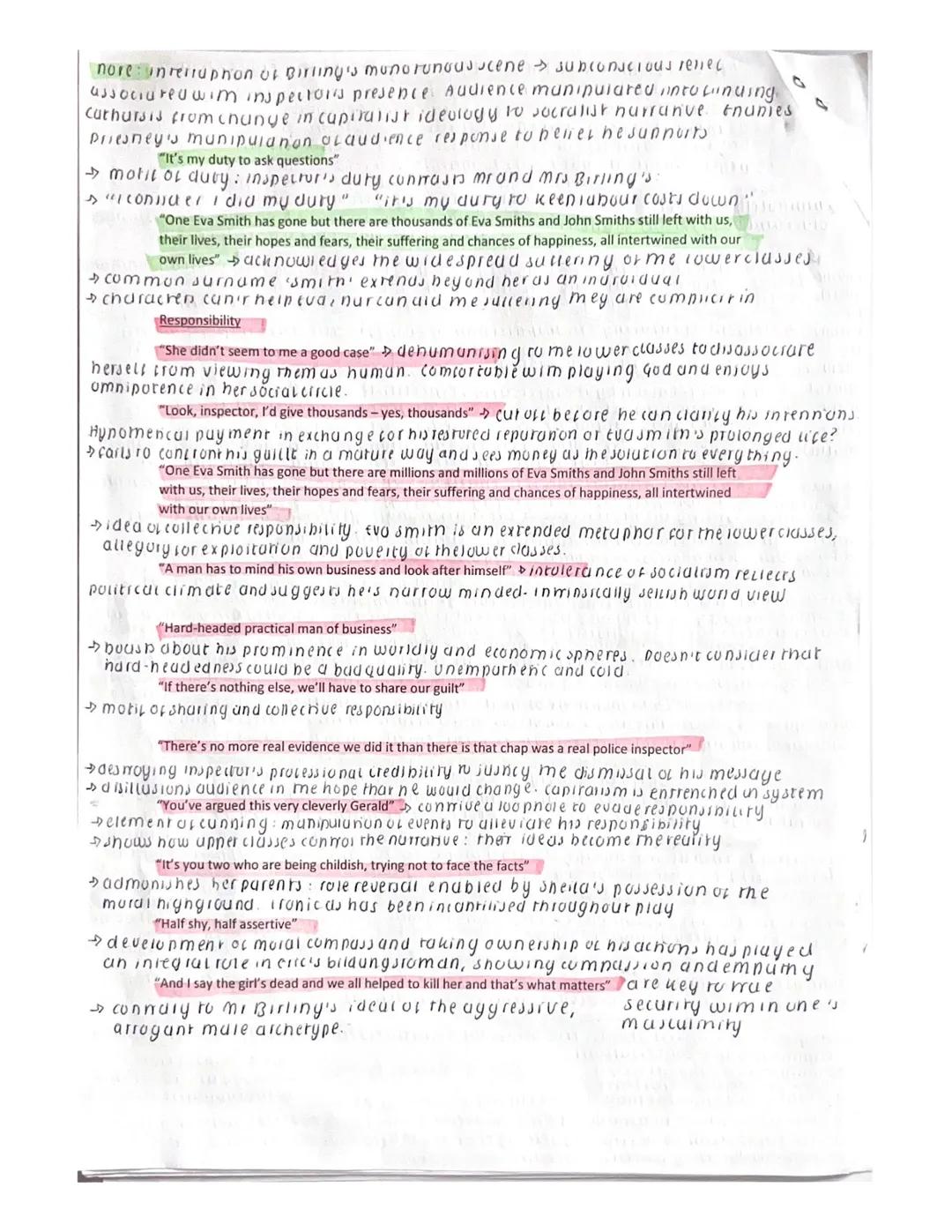 capncarca disorder historically
used to oppress women and
An Inspector Calls exclude memcrom polines
Sheila associured wim hystered whensne 