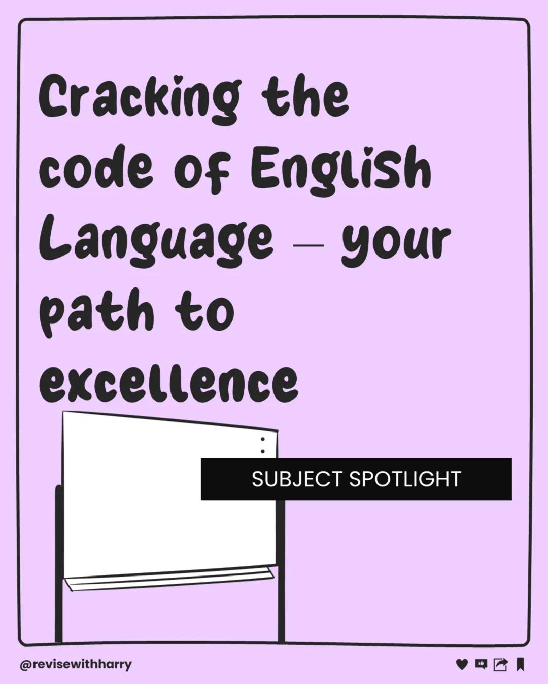 📚 Mastering GCSE English Language: Your Path to Excellence! 🌟