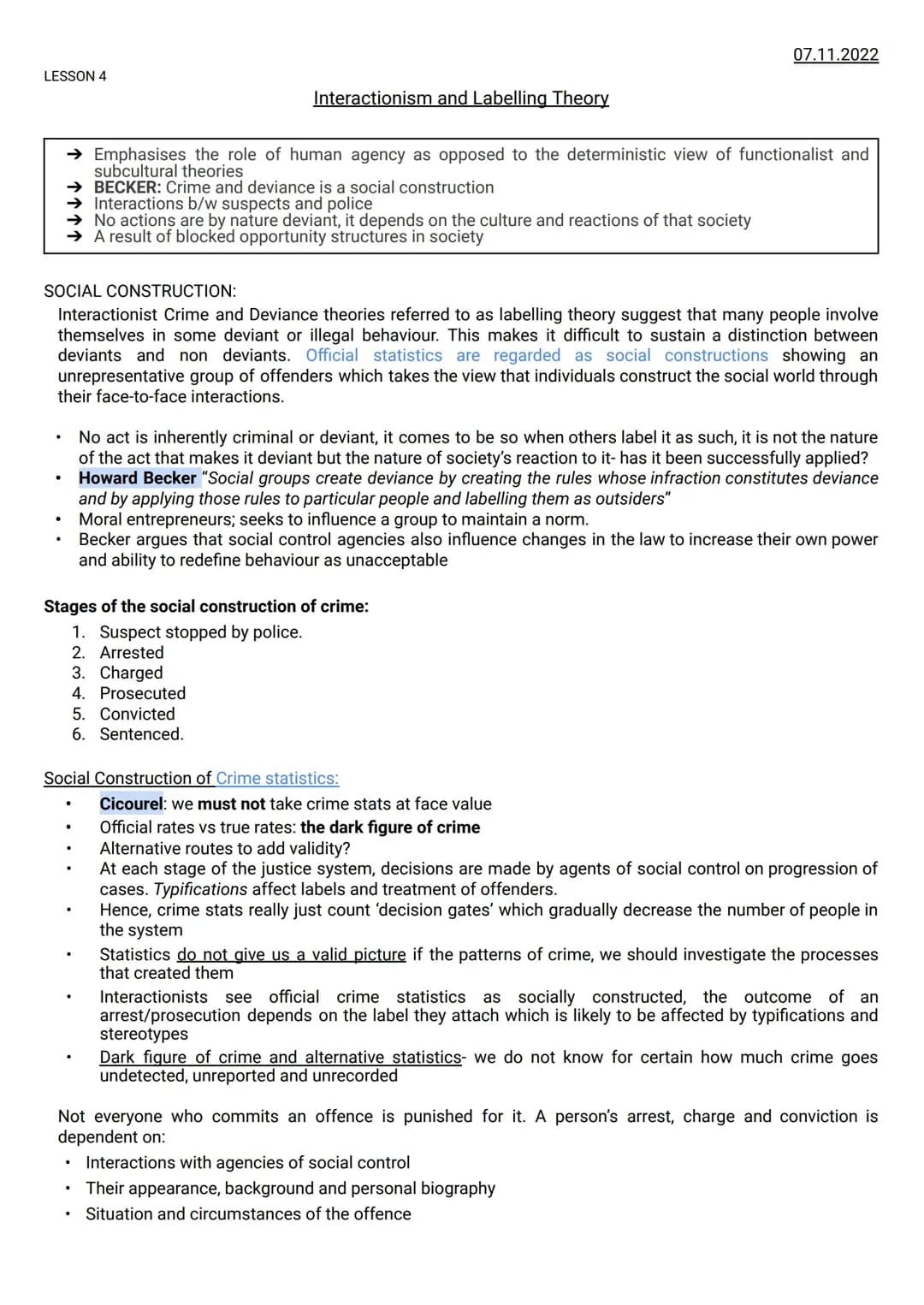 What is Crime? Exploring Interactionist and Labelling Theories