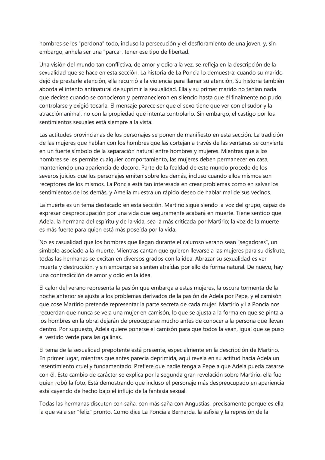 PRIMER ACTO
Lorca era un poeta cuya vertiente lírica trabajaba contra la estructura dramática en sus obras, y
un dramaturgo cuya poesía busc