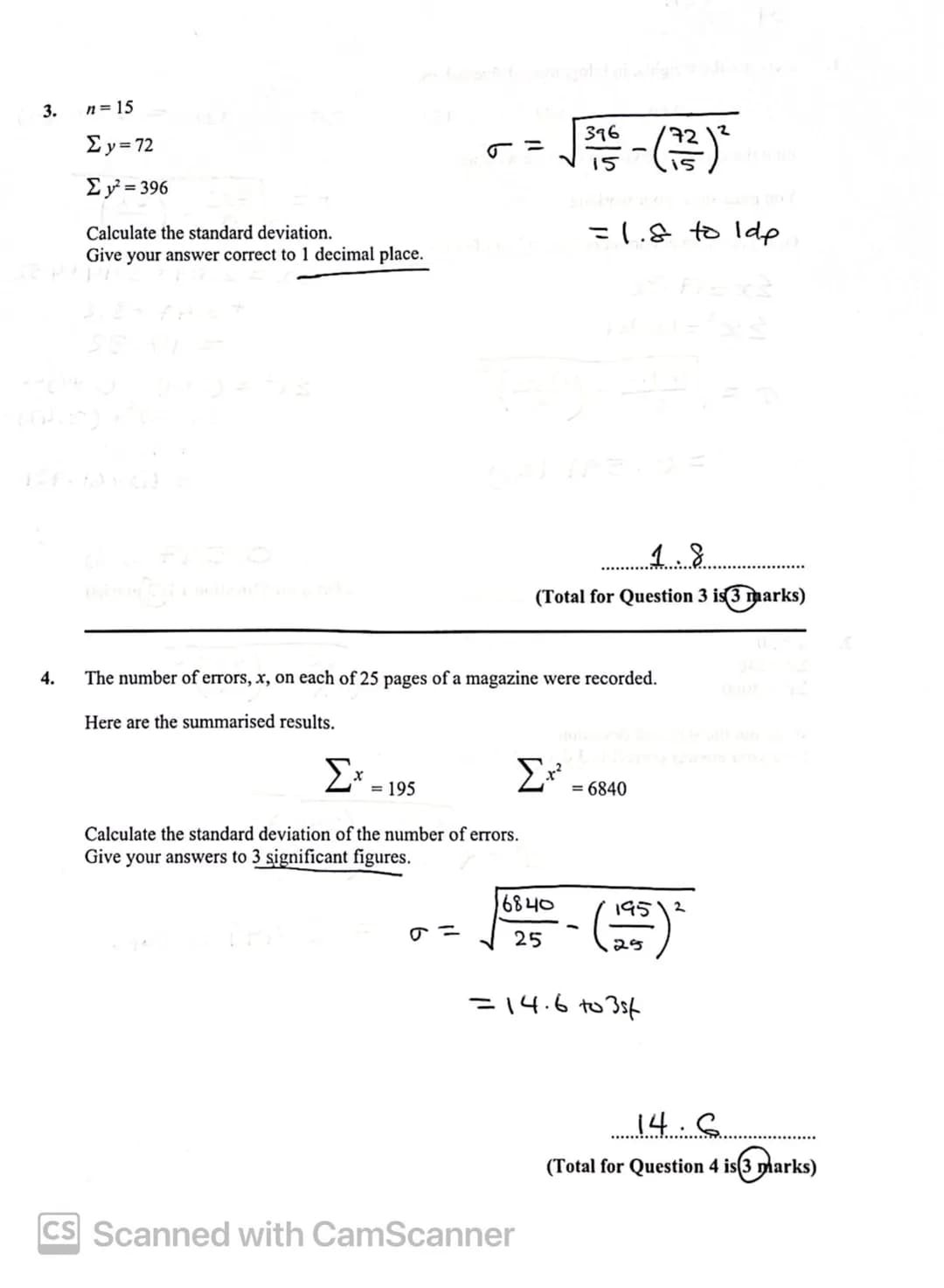 Higher tier
The formulae sheet shown below lists the formulae that students should to be able to use but
need not memorise. This formulae sh