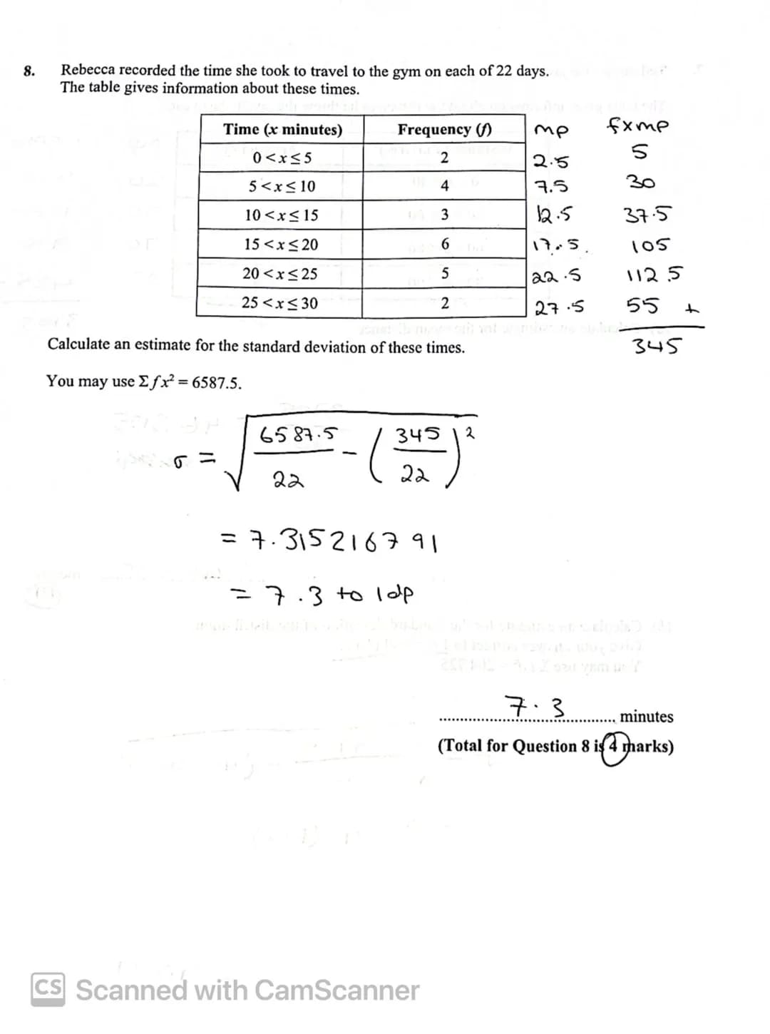 Higher tier
The formulae sheet shown below lists the formulae that students should to be able to use but
need not memorise. This formulae sh