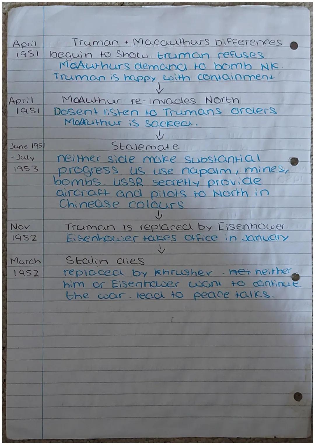 25th June
1950
27th June
1950
July
1950
August
1950
Sept
1950
October
18th Oct
1950
Events of the Korean War
and
January
1951
March
1951
Nor