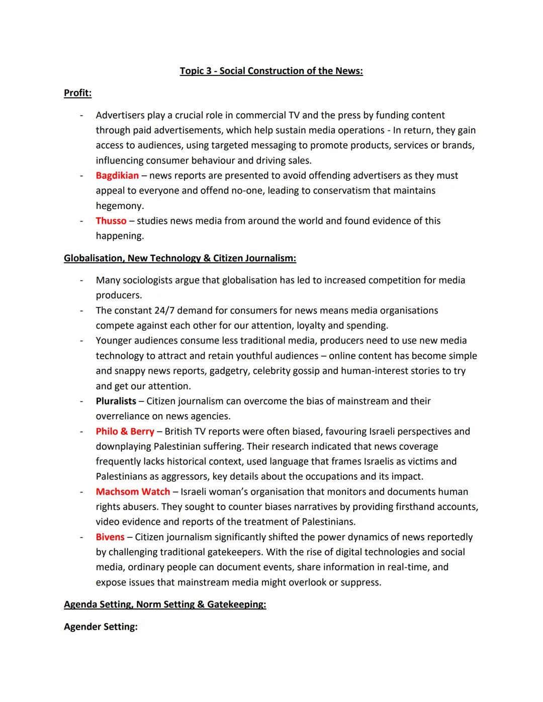 Social Construction and Selection of The News.