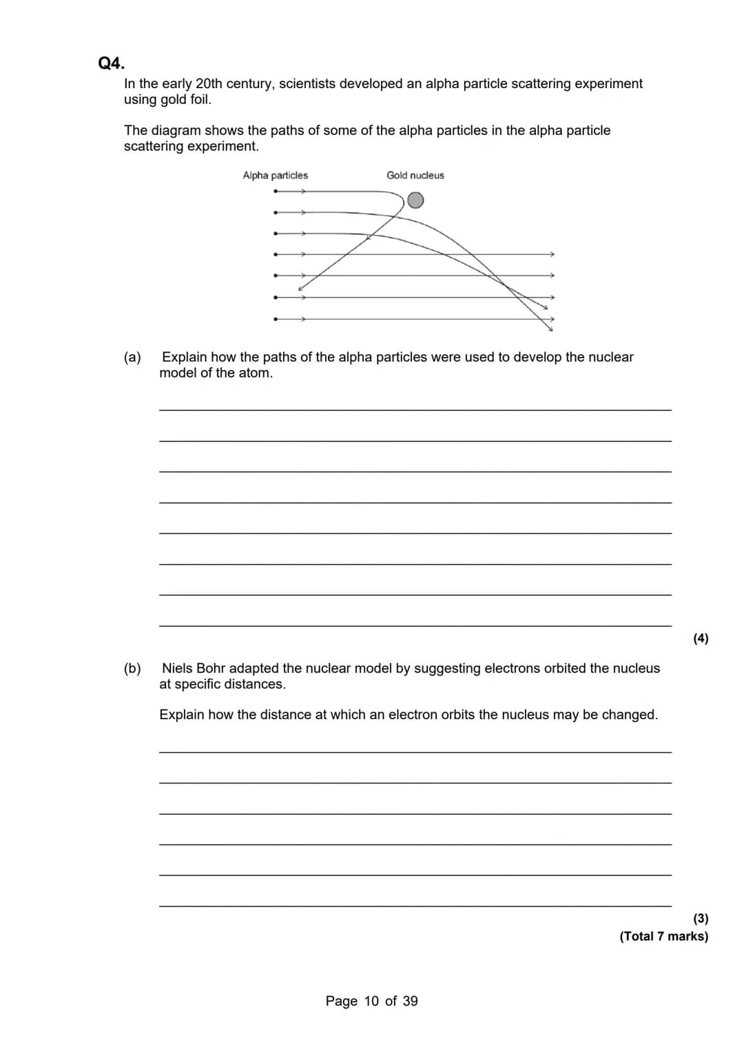 revise
with
harry
AQA Physics
Topic 4: Atomic structure
Master Booklet
Answer the questions that are given to you, and you
can use the mark 