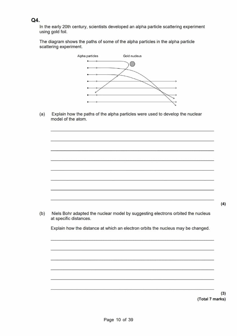 revise
with
harry
AQA Physics
Topic 4: Atomic structure
Master Booklet
Answer the questions that are given to you, and you
can use the mark 