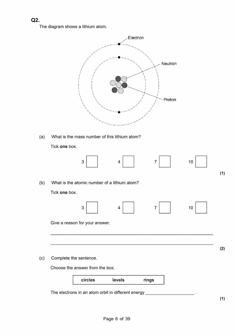 revise
with
harry
AQA Physics
Topic 4: Atomic structure
Master Booklet
Answer the questions that are given to you, and you
can use the mark 