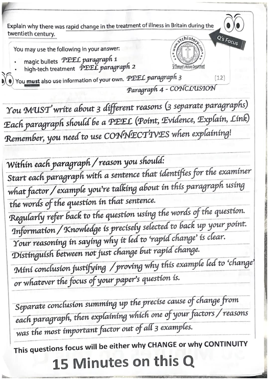 9-1 Paper 1 Walkthrough
te your name here
St Clement's History Departmen
Sumame
Modica
Other names
Mr
Centre Number
Pearson Edexcel
GCSE (9-