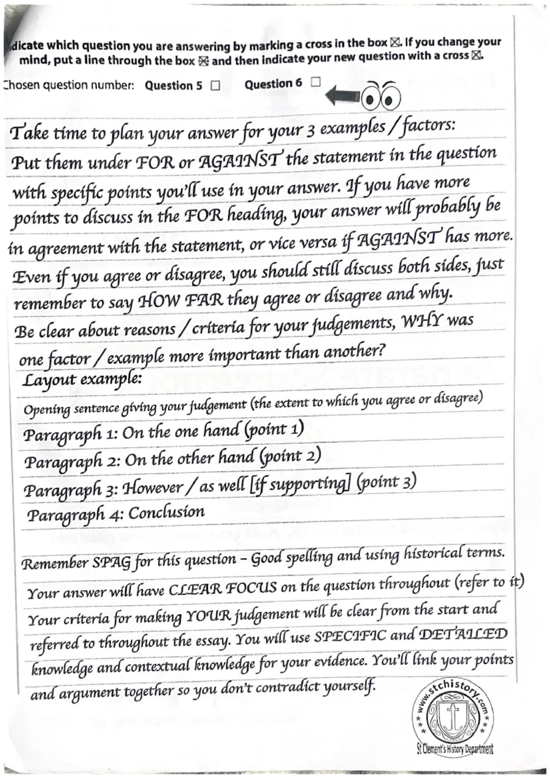 9-1 Paper 1 Walkthrough
te your name here
St Clement's History Departmen
Sumame
Modica
Other names
Mr
Centre Number
Pearson Edexcel
GCSE (9-
