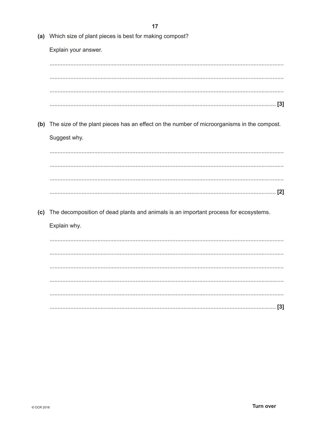 *7023821578 *
OCR
Oxford Cambridge and RSA
H
GCSE (9-1) Biology A (Gateway Science)
J247/04 Paper 4, B4-B6 and B7 (Higher Tier)
Monday 11 Ju