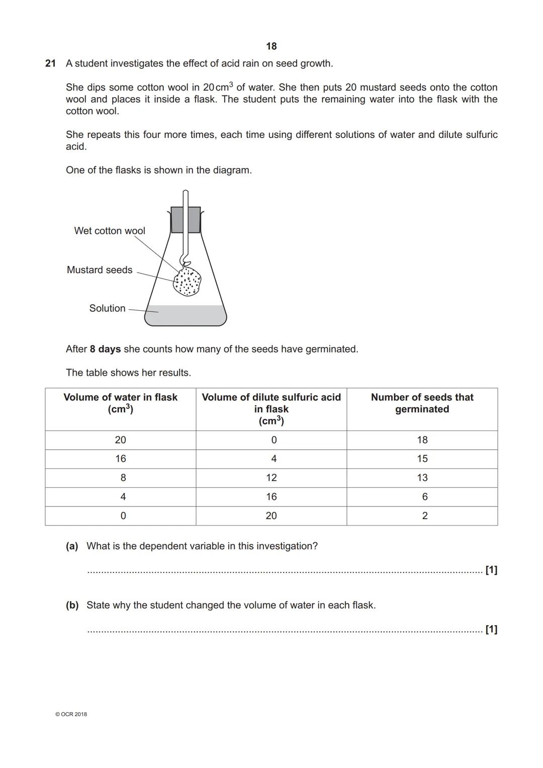 *7023821578 *
OCR
Oxford Cambridge and RSA
H
GCSE (9-1) Biology A (Gateway Science)
J247/04 Paper 4, B4-B6 and B7 (Higher Tier)
Monday 11 Ju