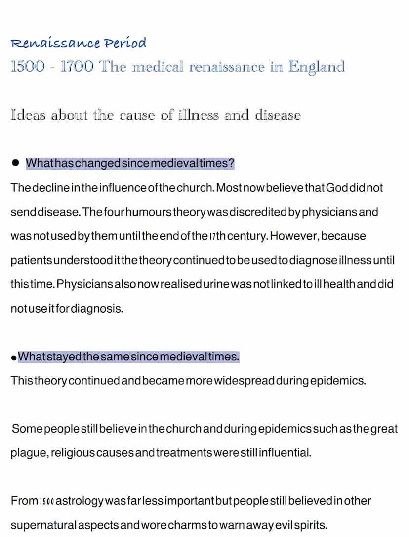 
<h2 id="ideasaboutthecausesofdiseaseandillness">Ideas about the Causes of Disease and Illness</h2>
<p>During the medieval period (1200-1500