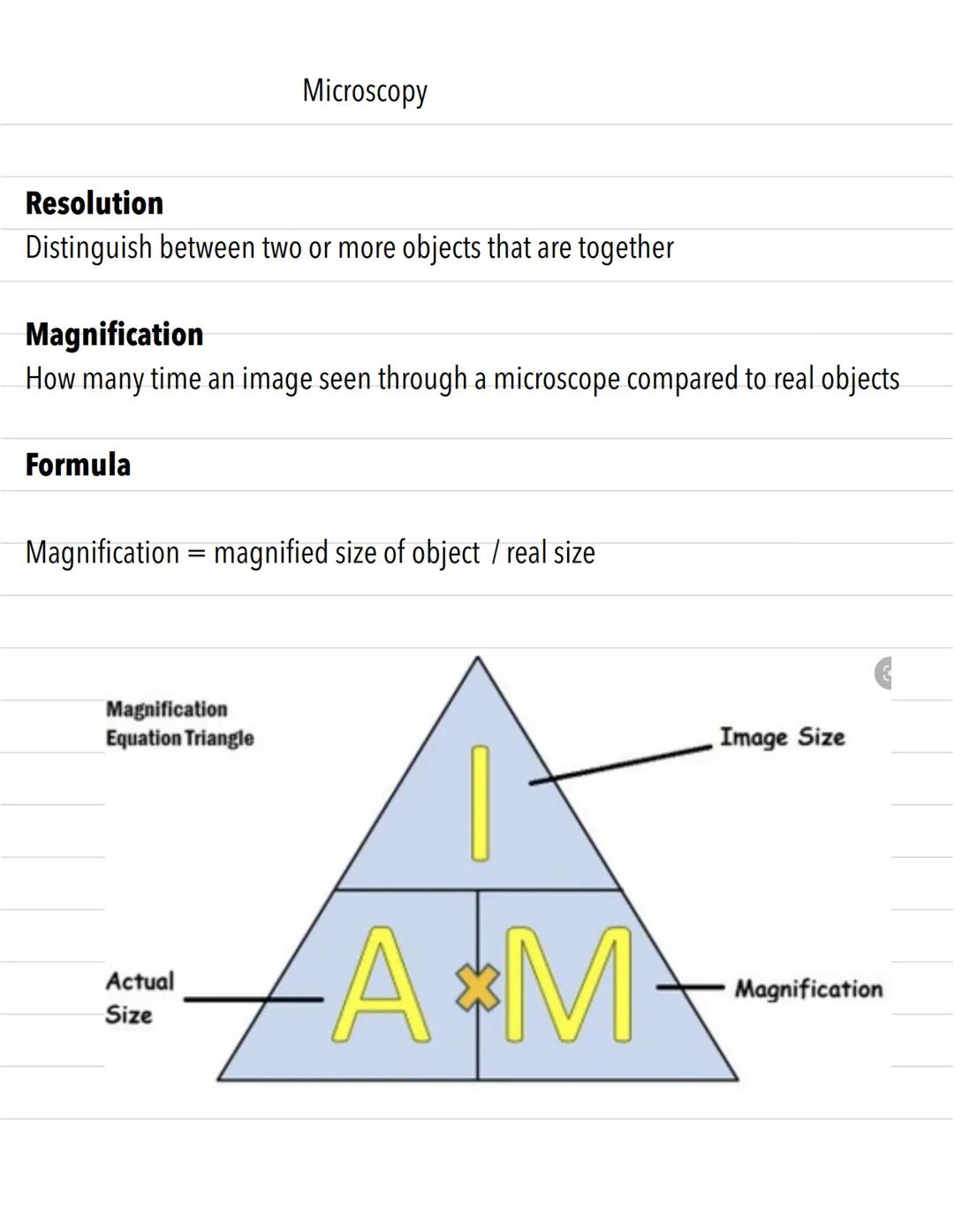 Microscopy
Light microscope
:passes light through specimen and create a magnified image using lens
:cannot see sub-cellular structures
:16 c