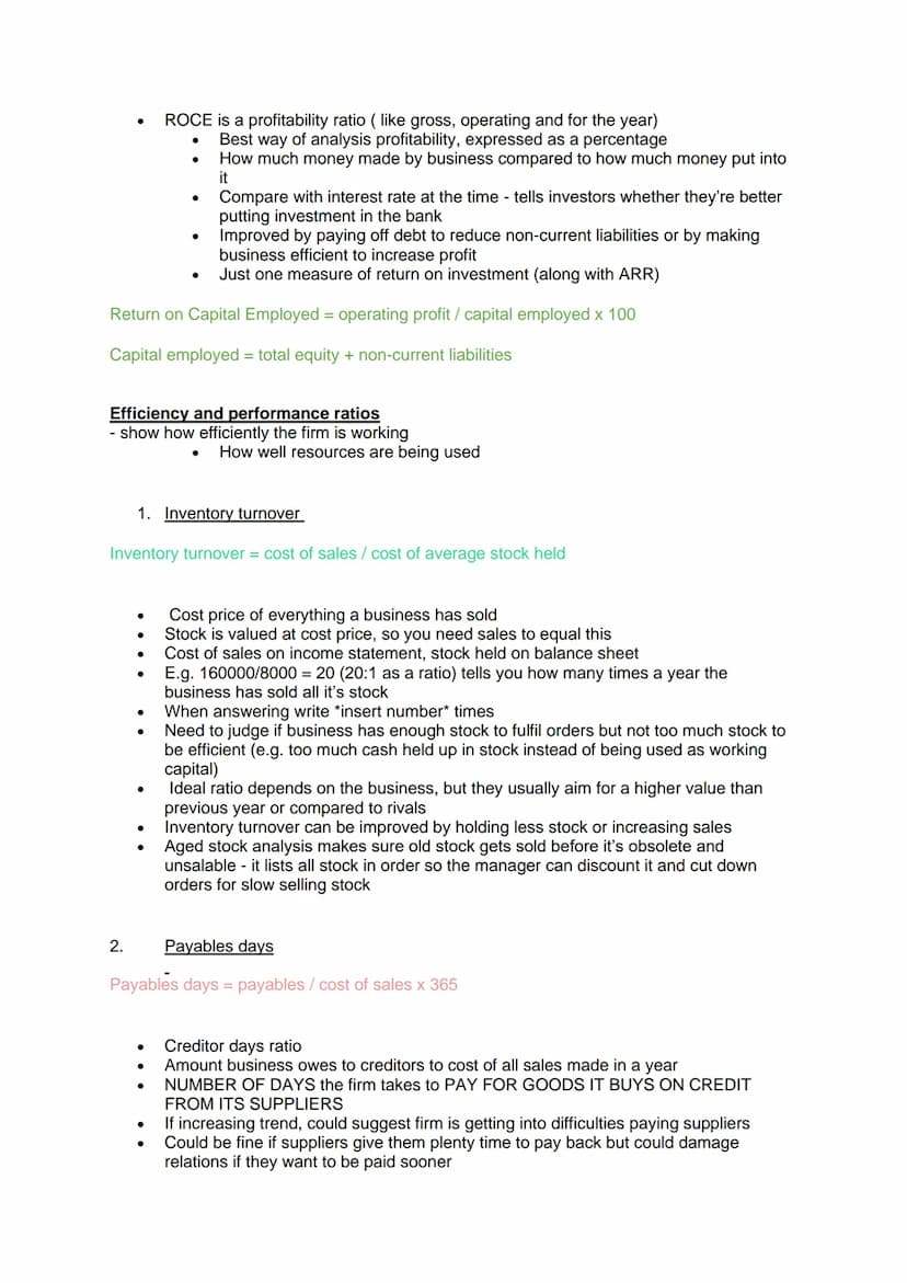 Business section 8 (unit 7) - Internal analysis
Balance Sheets
●
Lists of assets and liabilities
●
What might a balance sheet look like? (si