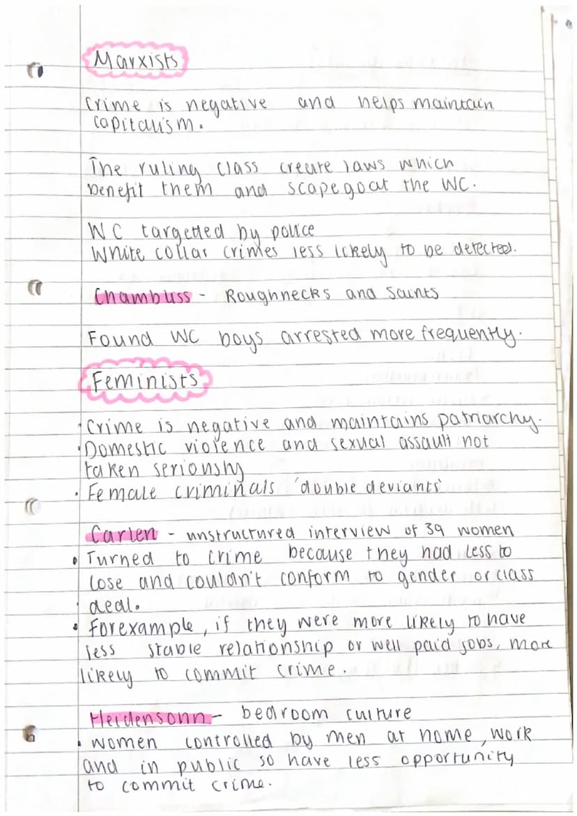 2
•
Crime and deviance.
Functionalists-crime is inevitable & happens
Durkheim
when individuals can't achieve
goals of society.
Crime is posi