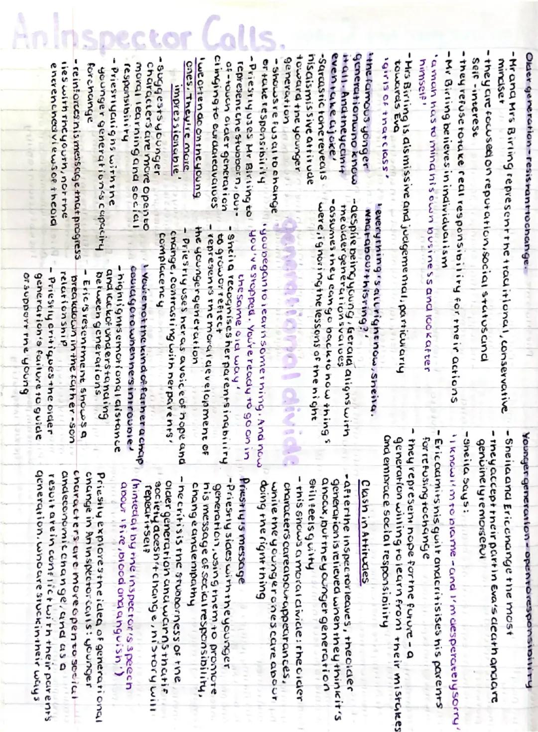 AnInspector Calls.
The Class clivicles
- the Birling'sarea wealthy, upper-middle-class
family
- they represent the capitaliste lire who are
