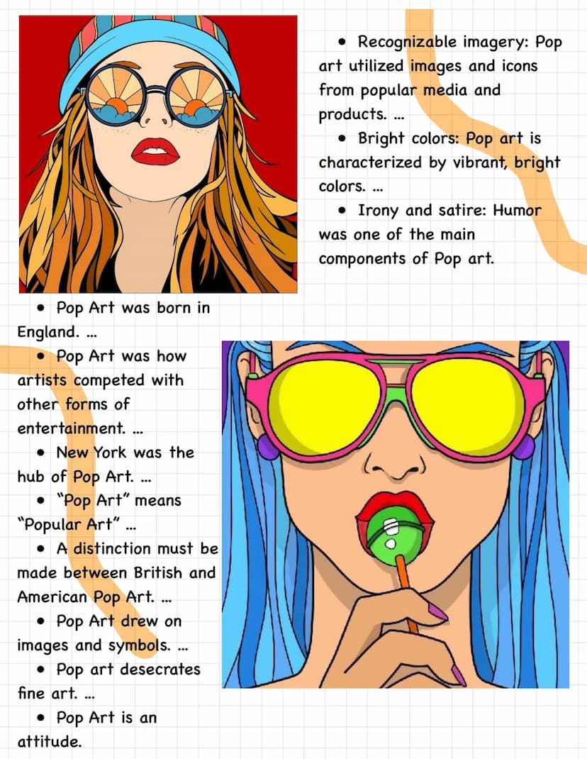 GCSE ART
Pop Art is an art style and
movement that emerged in the
United Kingdom and the United
States during the mid to late
1950's.
An abb