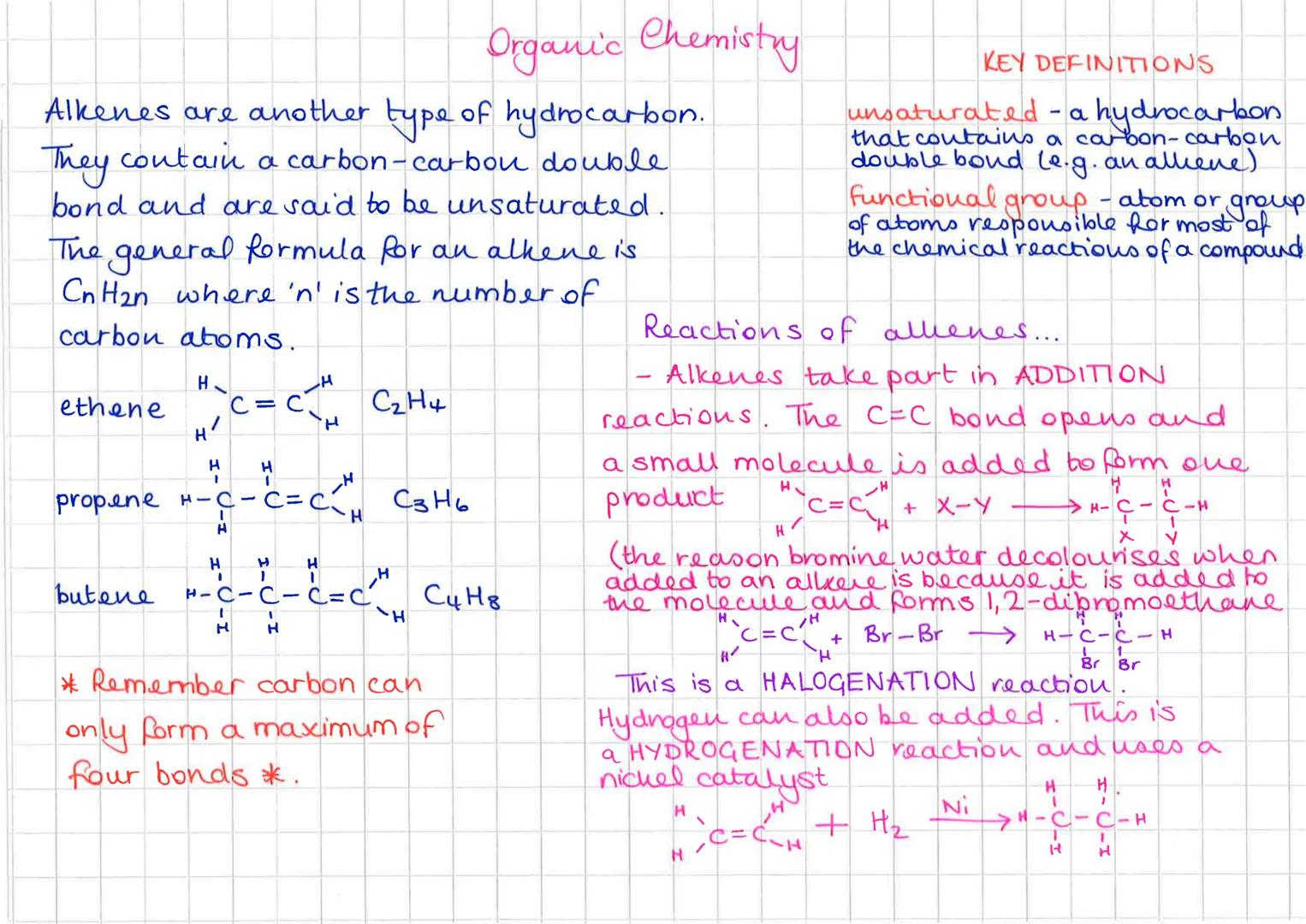 # Organic Chemistry.
CRUDE OIL is a mixture of
lots of different hydrocarbons.

Alkanes are a type of hydrocarbon
They are saturated and hav