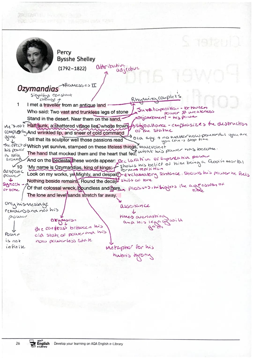 Ozymandias annotations