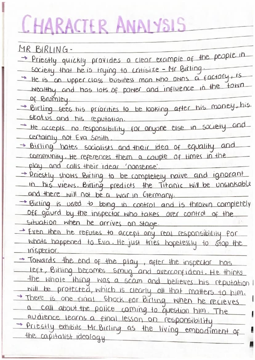AN INSPECTOR
CAUS
Plot,
Themes,
Author + Context,
Character Analysis PLOT
ACT 1-
→ The Birlings are celebrating Sheila and Geralds engagemen