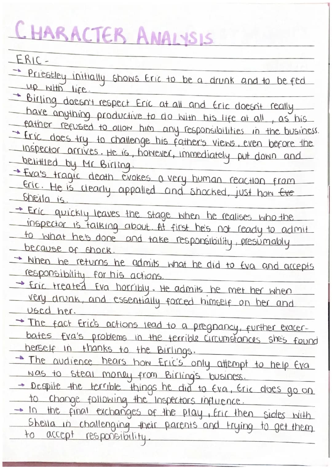 AN INSPECTOR
CAUS
Plot,
Themes,
Author + Context,
Character Analysis PLOT
ACT 1-
→ The Birlings are celebrating Sheila and Geralds engagemen