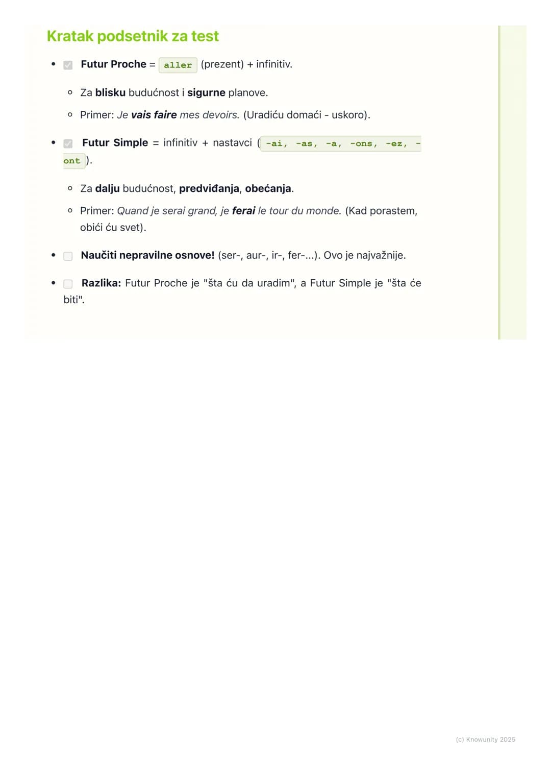 # Buduće vreme (Futur Simple) i
blisko buduće vreme (Futur
Proche) - ponavljanje i
produbljivanje

Uvod u buduća vremena

U francuskom jezik
