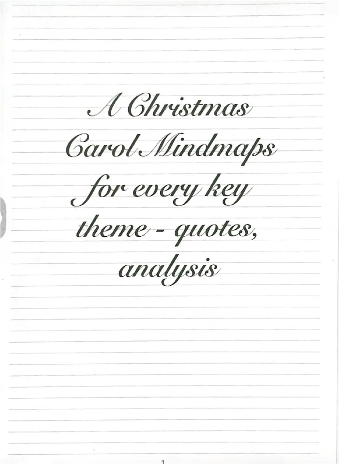 A Christmas
Carol Mindmaps
for every key
theme - quotes,
analysis Quote 1 Money Stove 1
Monkind was my business Com
mon wefore was my bus
ne