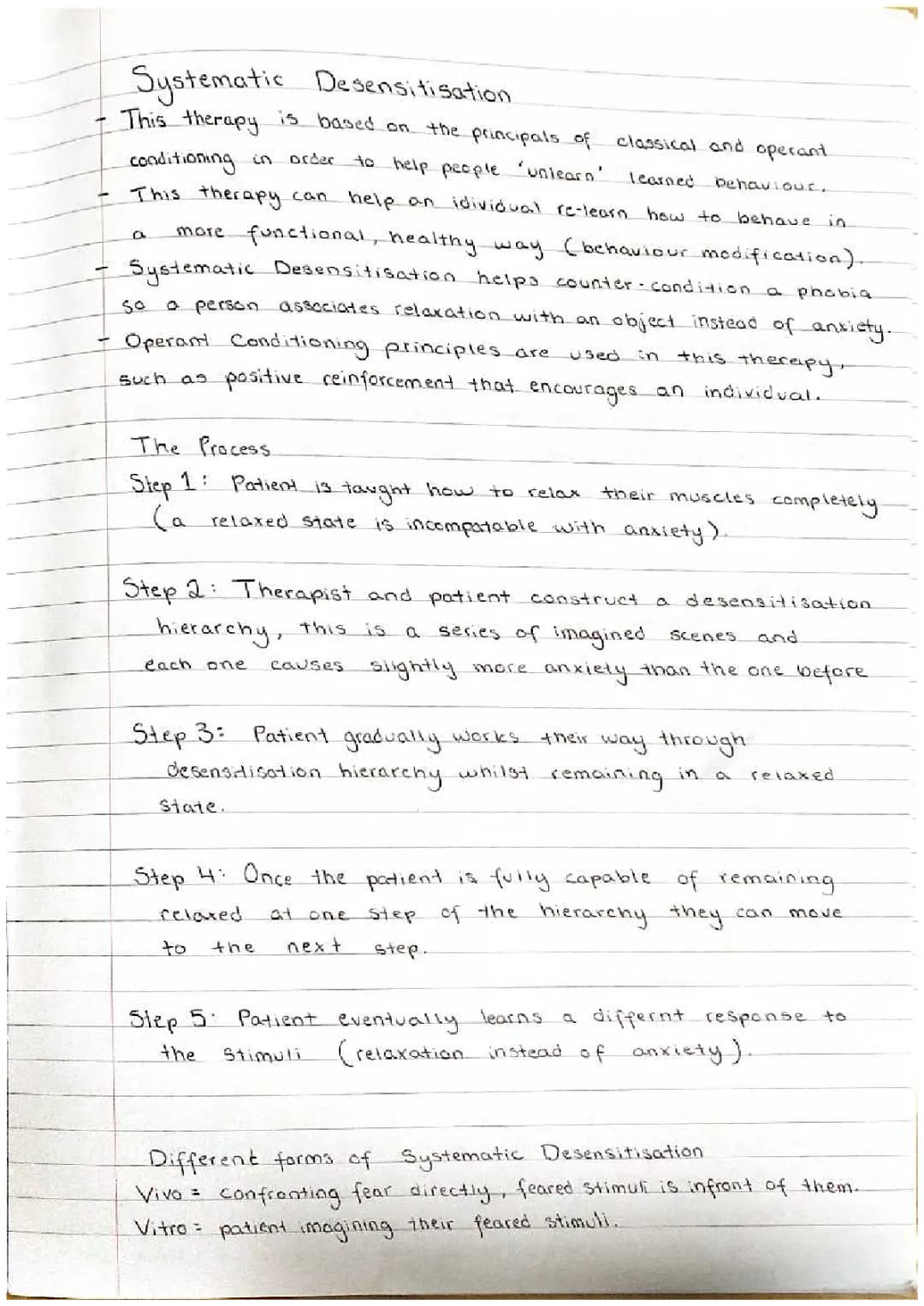 How to Face Your Fears: Easy Tricks with Systematic Desensitisation and Operant Conditioning