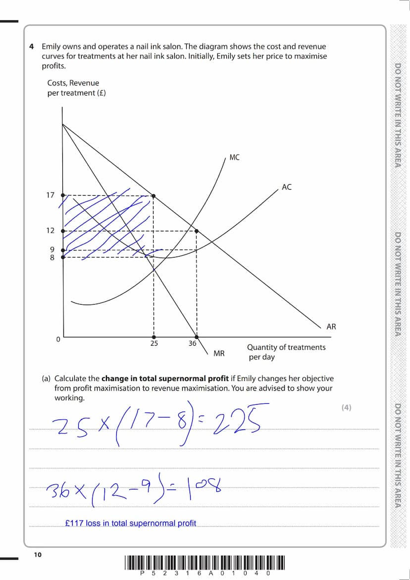 Write your name here
Surname
Centre Number
Pearson Edexcel
Level 3 GCE
Economics A
Tuesday 5 June 2018 - Afternoon
Time: 2 hours
P52316A
©20