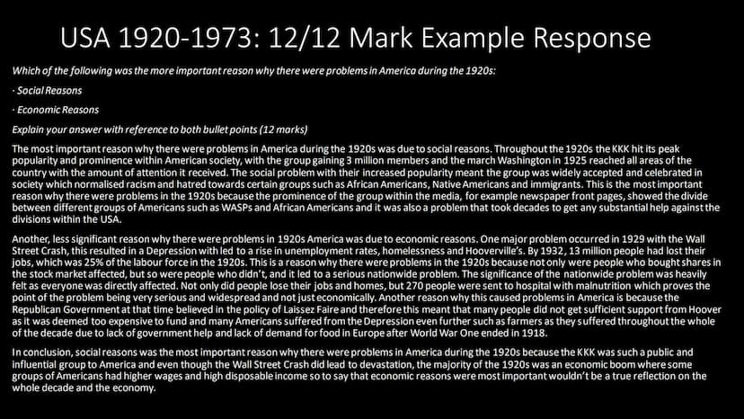 Oxford AQA GCSE History
AQA
America 1920-1973
Opportunity and
Inequality
UPDATED
GCSE AQA
HISTORY
Everything you need to know about
how to s