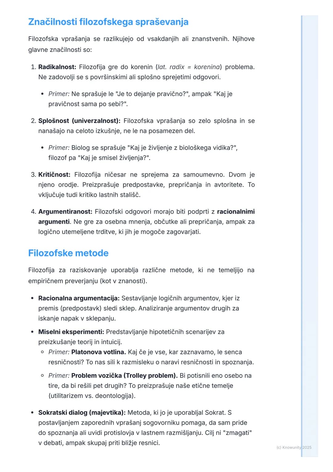 # Kaj je filozofija in njene
značilnosti

Kaj je filozofija?

Začetno vprašanje je, kaj sploh je filozofija. Ne gre samo za "globoko
razmišl