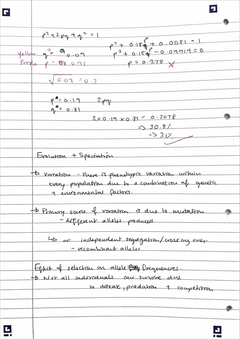 3.7 - Generics, populatious, evolution and
ecosystems.
Ji
3.7.1 - Inheritance..
arganism
Genotype - Constitution of genes in an
Phenotype - 