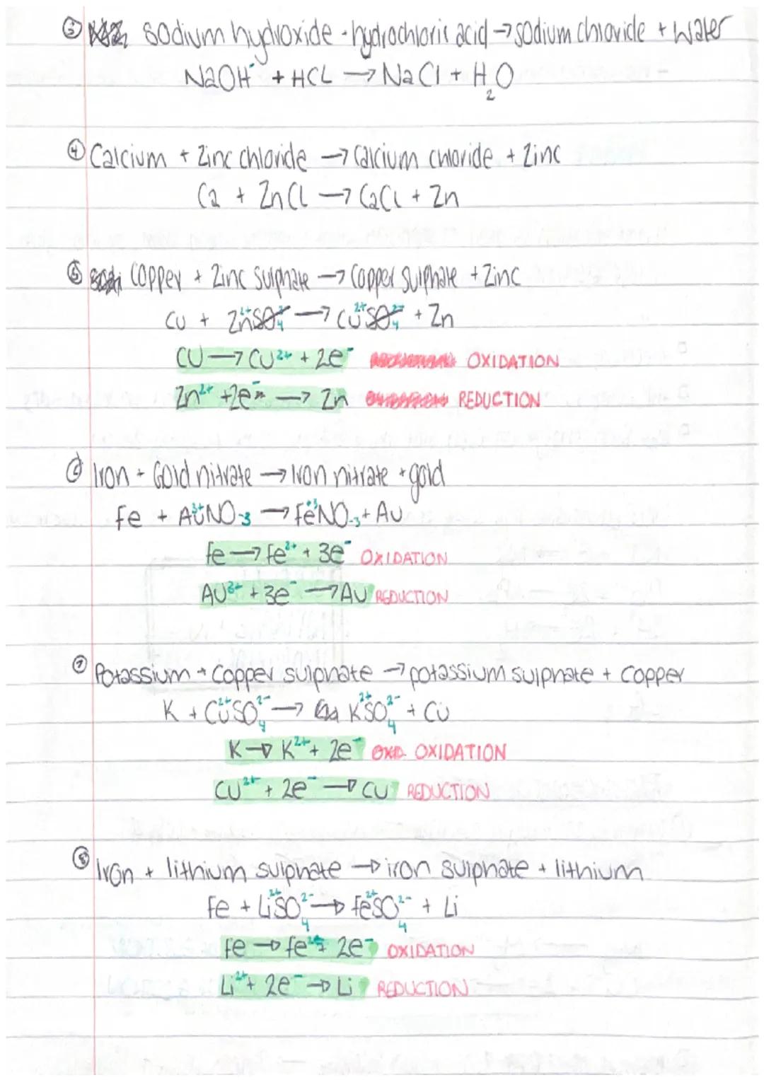 # IONIC EQUATIONS

A balanced ionic equation shows the reacting lons in a chemical reacto

-HALE EQUATIONS-

A half equation is used to repr
