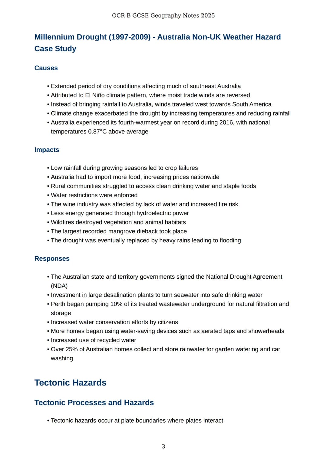 # OCR B GCSE Geography Notes 2025

# OCR B GCSE Geography Notes
2025

Comprehensive revision notes and case studies

Created: 30 March 2025
