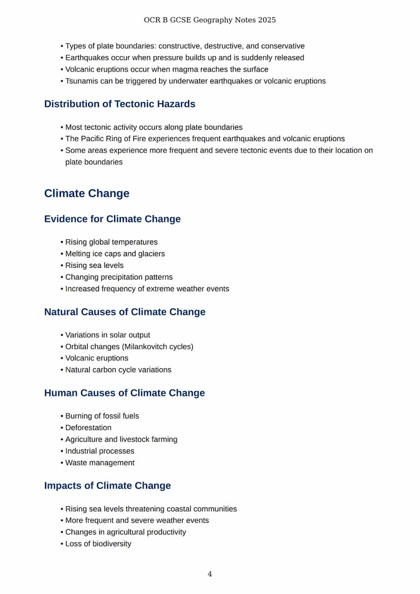 # OCR B GCSE Geography Notes 2025

# OCR B GCSE Geography Notes
2025

Comprehensive revision notes and case studies

Created: 30 March 2025
