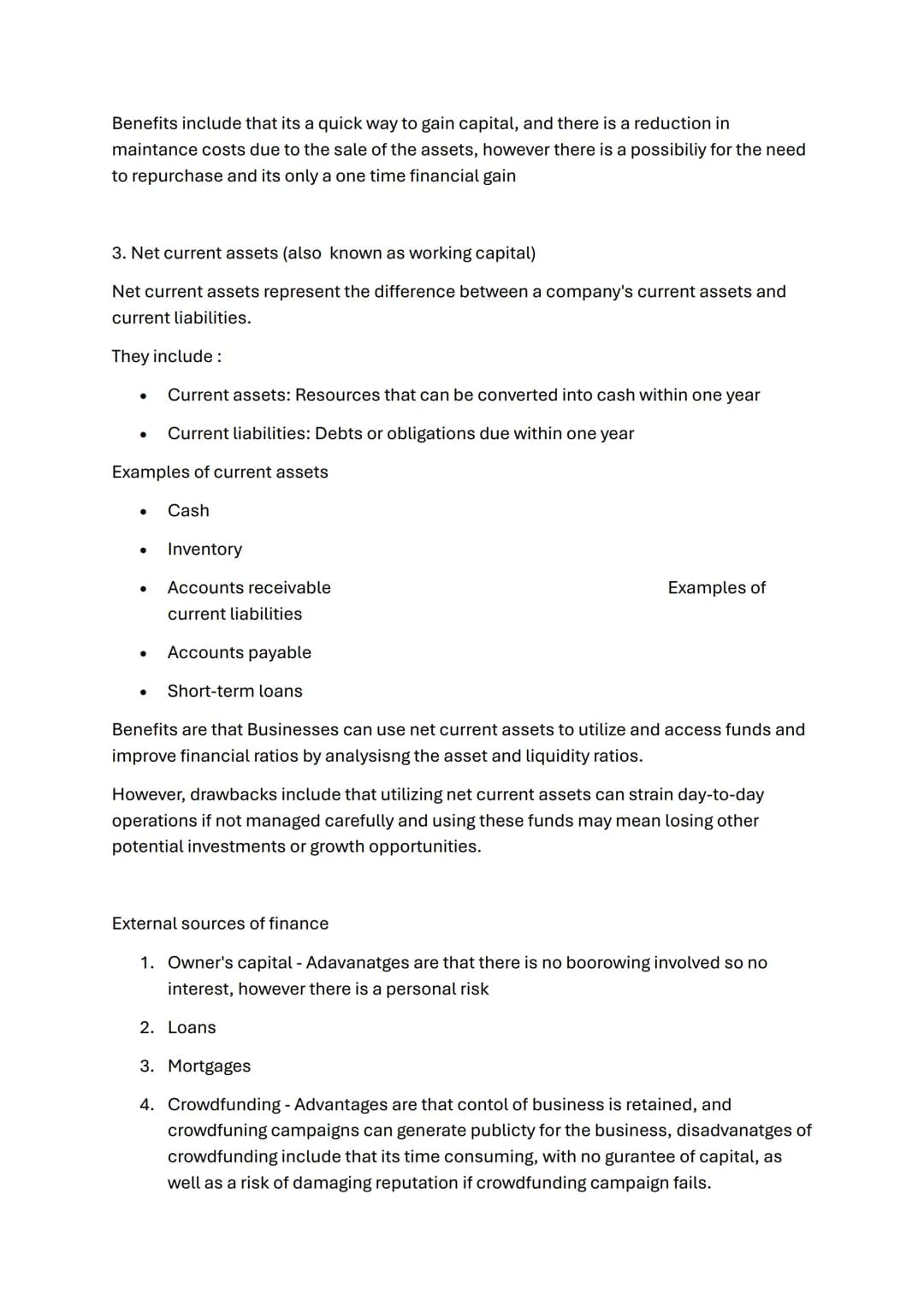 /Business finance notes
Purposes of accounting
1. management of business - helps business plan for the future as accounting
provides the inf