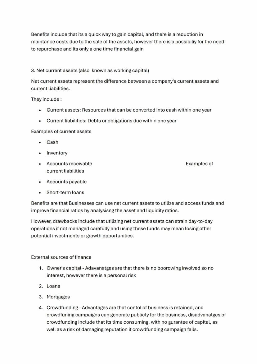 /Business finance notes
Purposes of accounting
1. management of business - helps business plan for the future as accounting
provides the inf