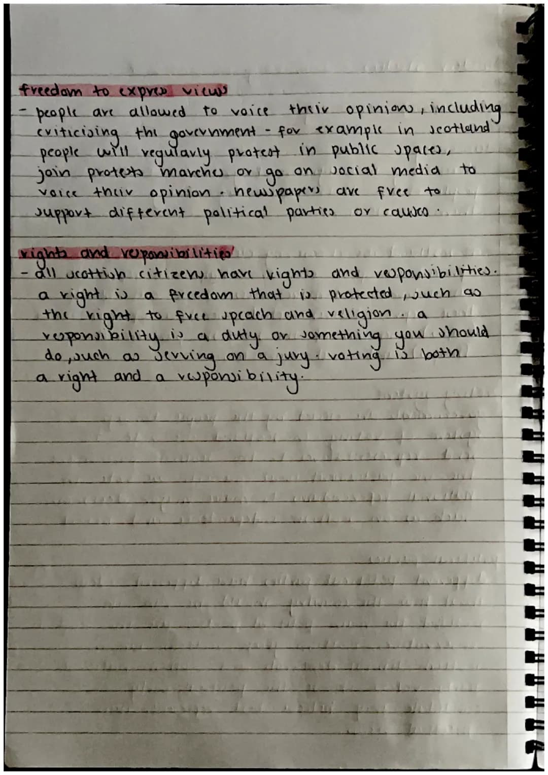 modern studies.
features of democracy.
democracy
democracy is a system of government in which.
people choose their rulevs by voting for
them