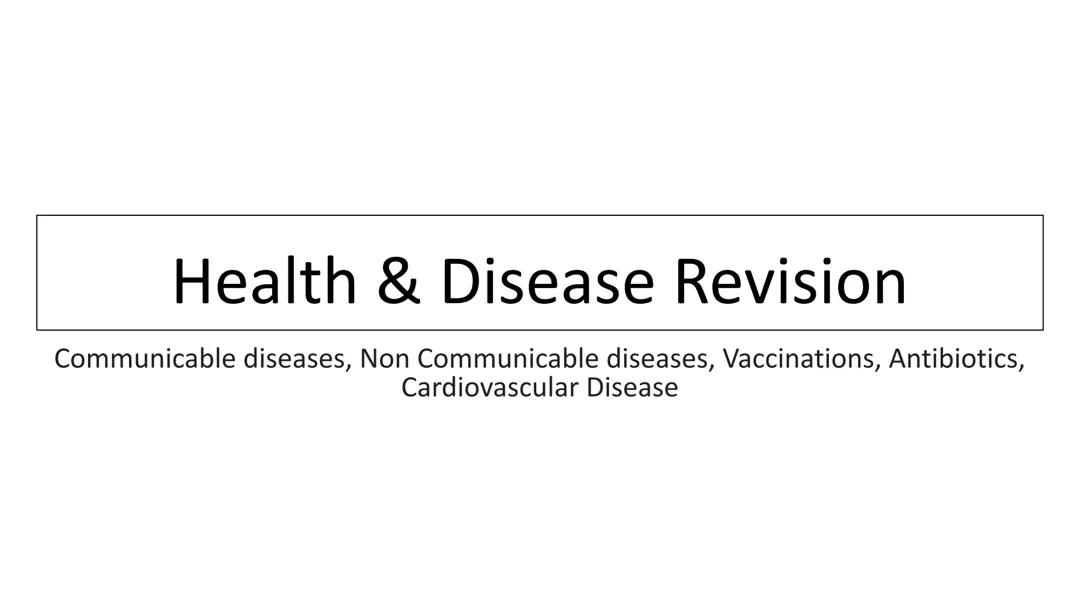 GCSE Biology Health and Disease: Revision Notes and Past Papers PDF