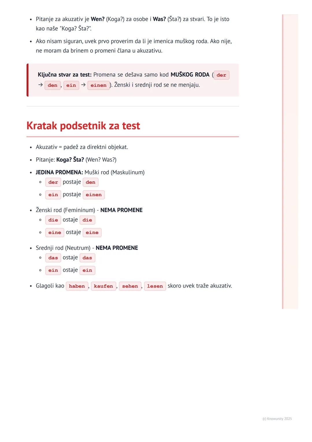 # Akuzativ (direktni objekat)

Šta je akuzativ i direktni objekat

Akuzativ je padež u nemačkom, kao i u srpskom. Koristimo ga za direktni o