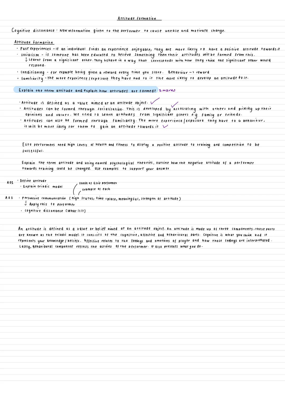 # Attitudes

Attitude: A value aimed at an attitude object anything that you have feelings, beliefs and values about
- a value or belief tow