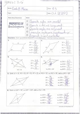 Know Properties of Parallelograms thumbnail