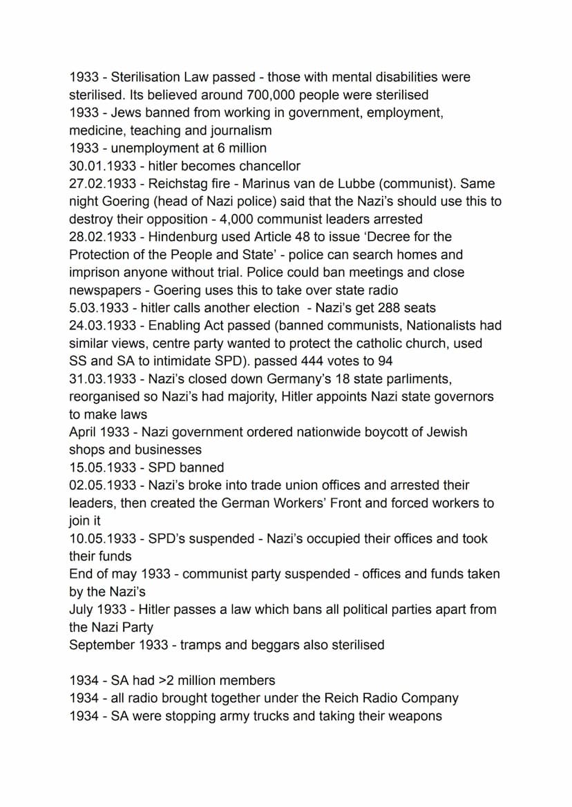 09.11.1918 - Kaiser abdicates
10.11.1918 new republic set up - headed by Erbert
11.11.1918- armistice signed
January 1919 - German worker's 